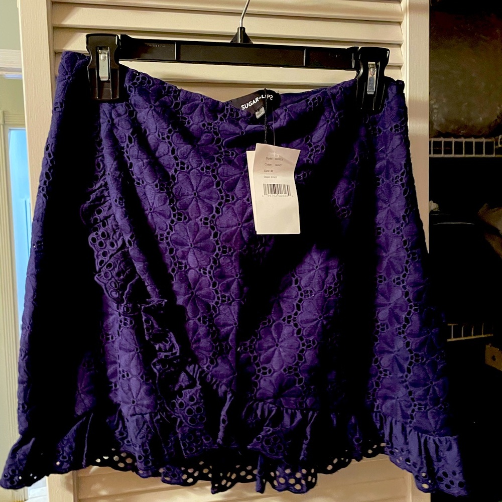 Sugar lips mini skirt NWT